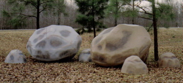 Is that rock Moving ? Larger Dish Rock Cover - Tracking Rock Satellite Dish & Custom Rocks